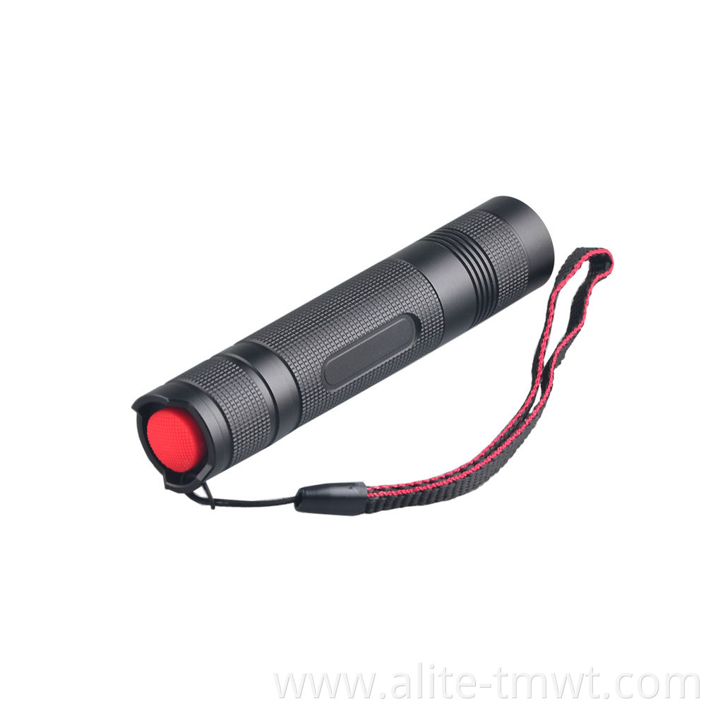 Wholesale 5W Power 365 nm UV LED Flashlight Portable Money Checking Marker UV Light With Black Filter